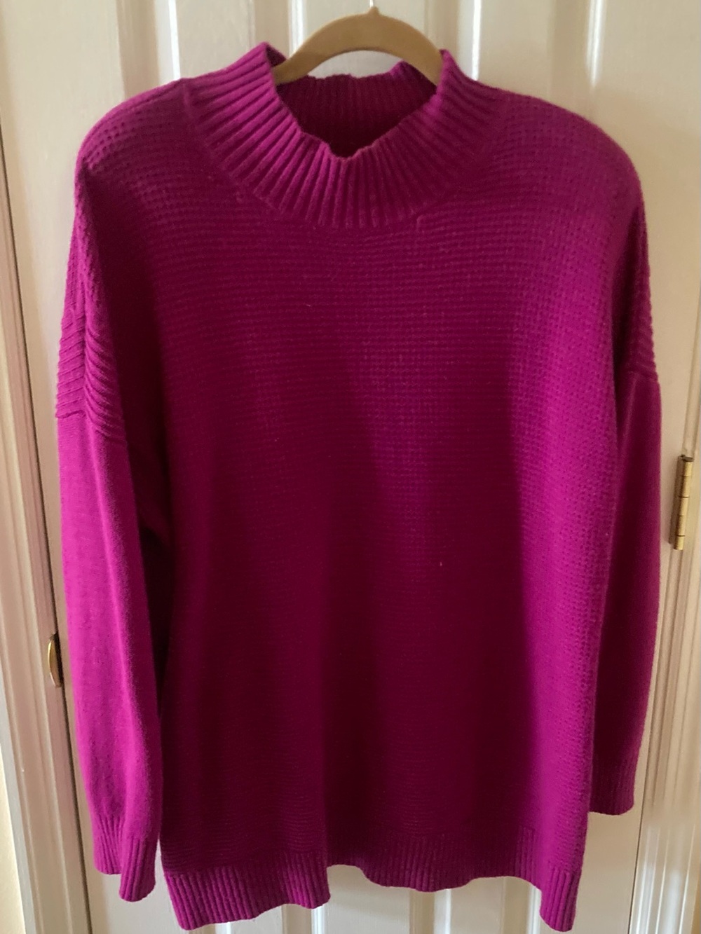 Talbots Fuchsia Turtleneck Sweater